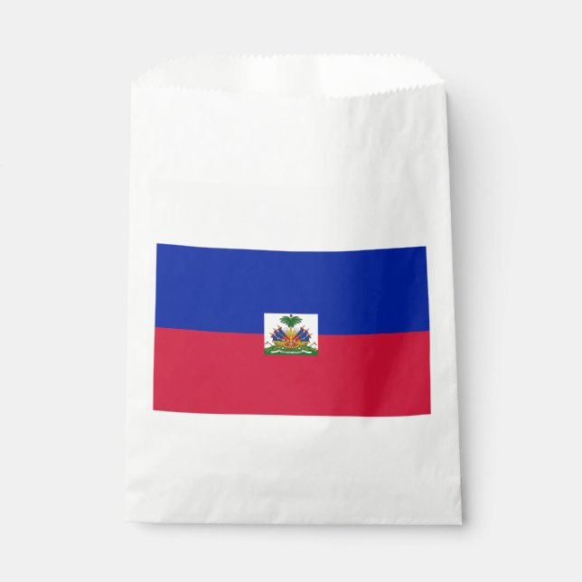 Haiti Flag Favor Bag (Front)