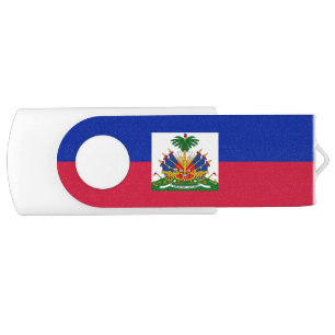 Haiti Flag Flash Drive