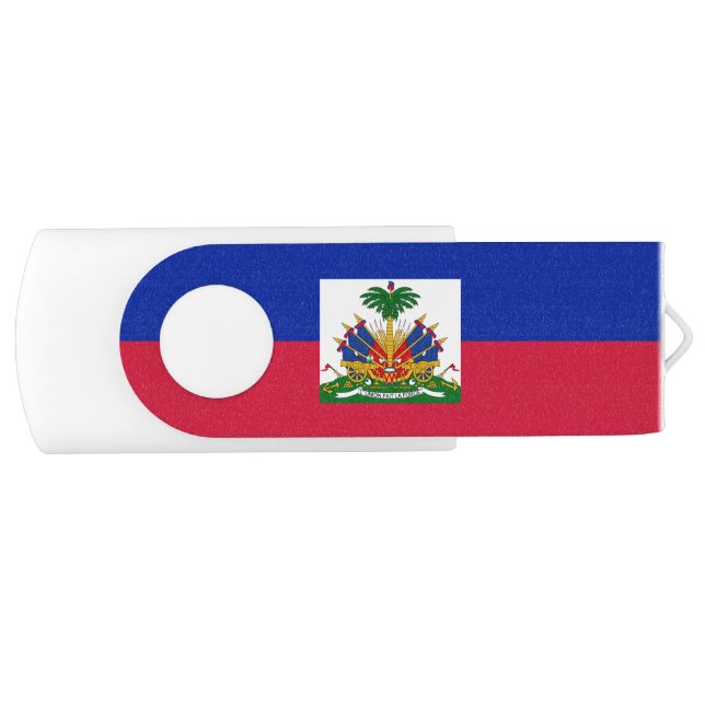 Haiti Flag Flash Drive (Front)