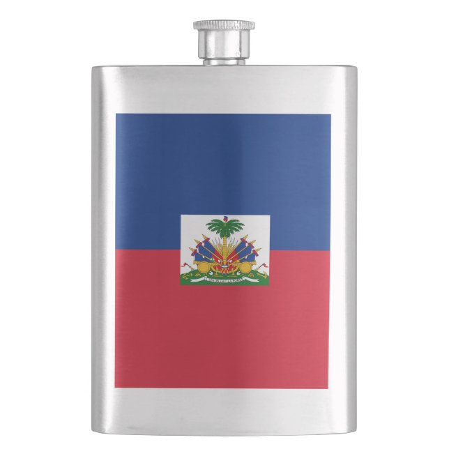 Haiti flag flask (Front)