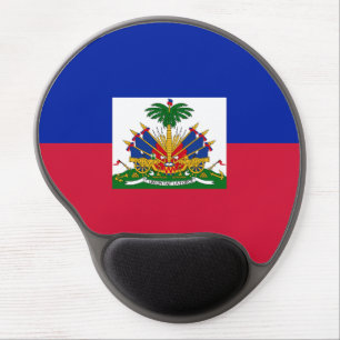 Haiti Flag Gel Mouse Pad