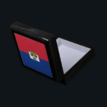 Haiti flag gift box<br><div class="desc">An ideal gift for all those who are patriotic of their country!</div>