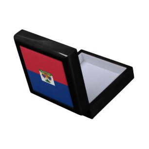 Haiti flag gift box