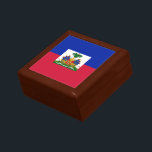 Haiti Flag Gift Box<br><div class="desc">Patriotic flag of Haiti.</div>