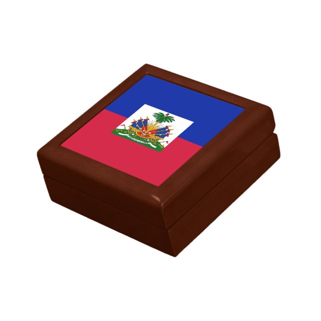 Haiti Flag Gift Box (Side)