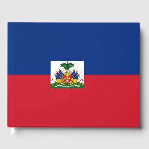 Haiti flag guest book