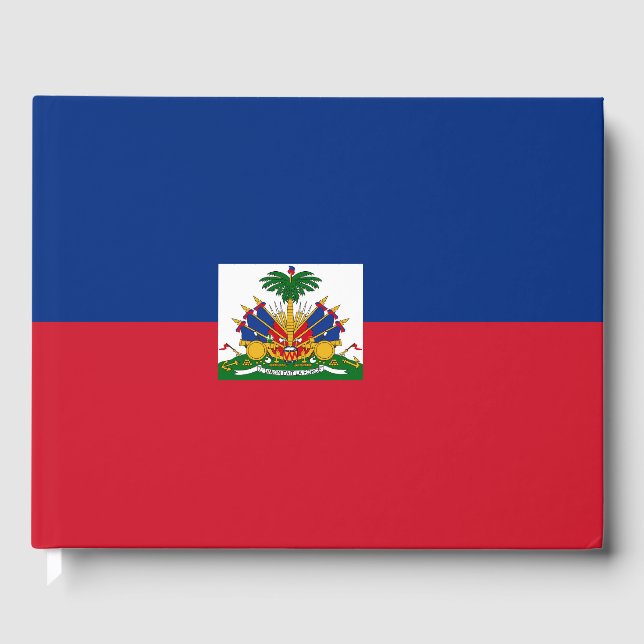 Haiti flag guest book (Front)