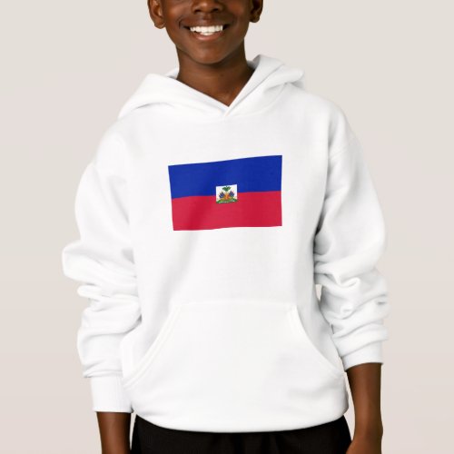 Haiti Flag Hoodie