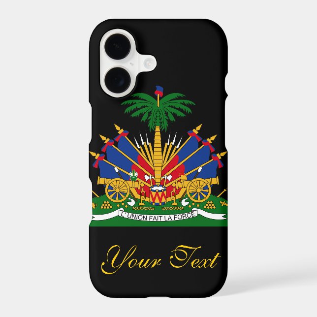 Haiti Flag Iphone Case (Back)