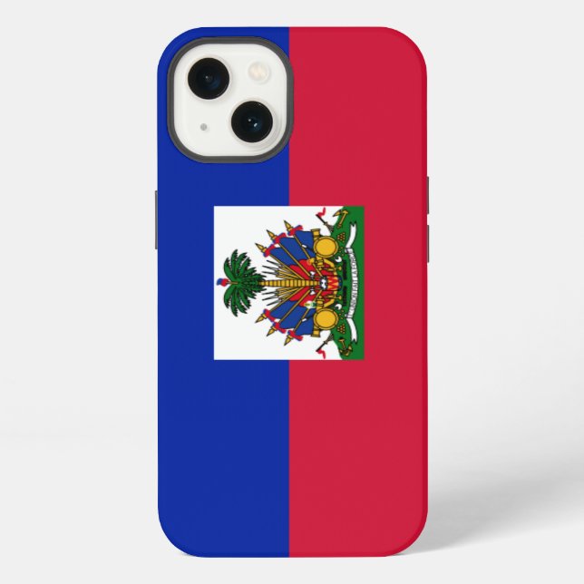 Haiti Flag Iphone Case (Back)
