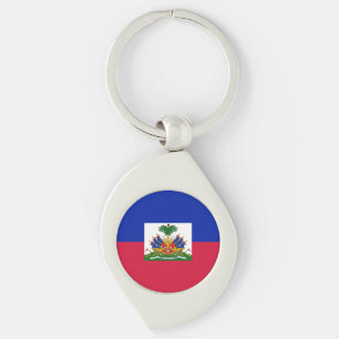 Haiti Flag Keychain