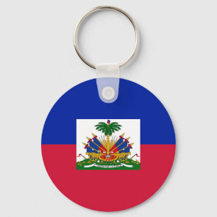 Haiti Flag Keychain