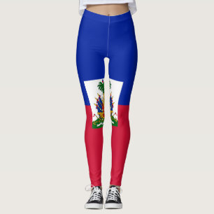 Haiti flag legging
