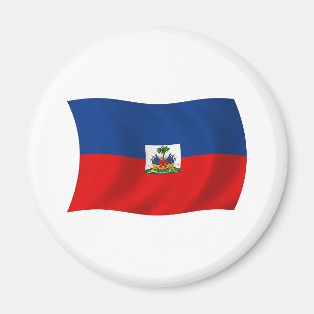 Haiti Flag Magnet (Front)