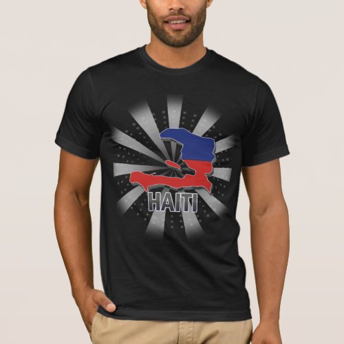 Haiti Flag Map 20 T_Shirt