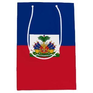 Haiti flag medium gift bag