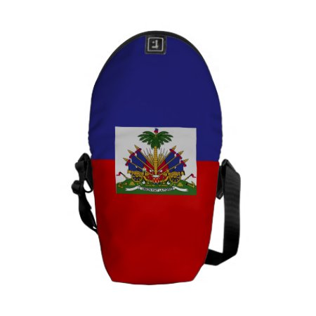 Haiti Flag Messenger Bag