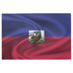 Haiti Flag Metal Print