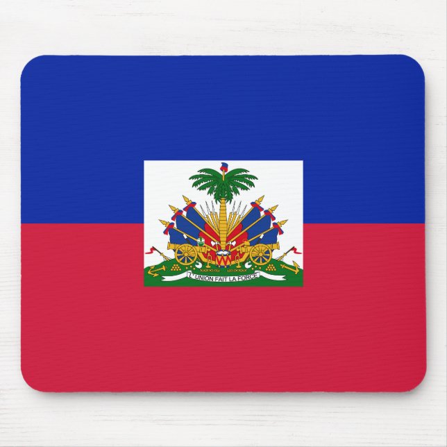 Haiti Flag Mouse Pad (Front)
