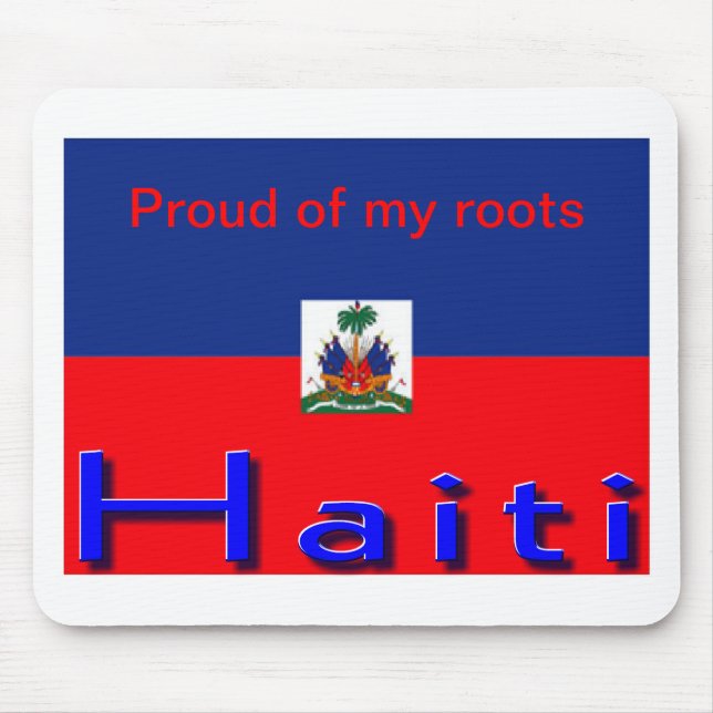 Haiti flag mousepads (Front)
