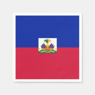 Haiti flag napkins
