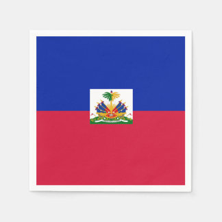 Haiti flag napkins