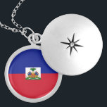 Haiti Flag Necklace<br><div class="desc">Necklace with the flag of Haiti. Collar con la Bandera de Haiti.</div>