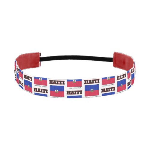 Haiti Flag Non_Slip Headband