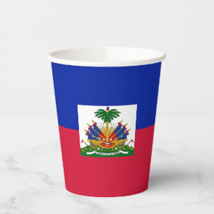 Haiti Flag Paper Cups