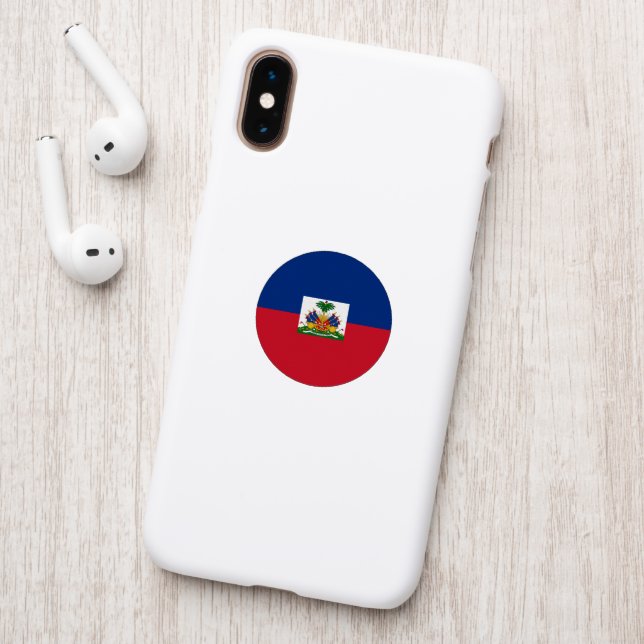 Haiti flag patch (On Phone Back)