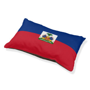 Haiti flag pet bed