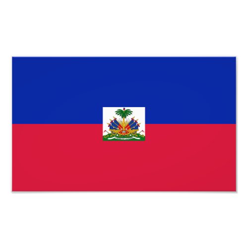 Haiti Flag Photo Print