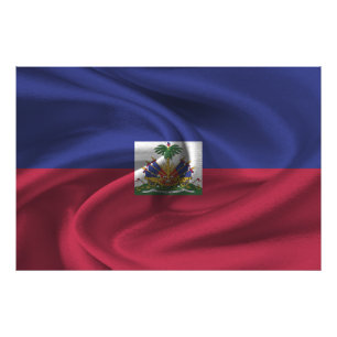 Haiti Flag Photo Print