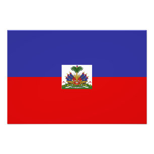 Haiti Flag Photo Print