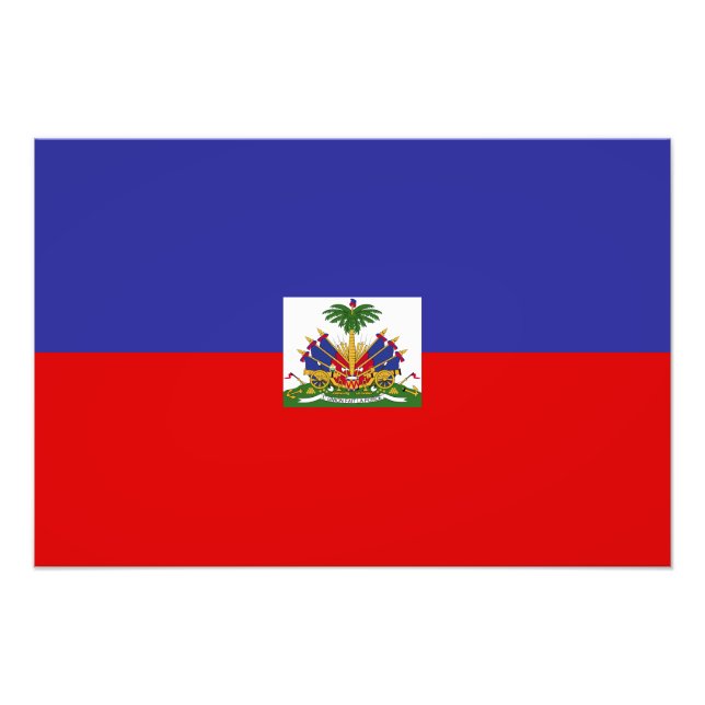 Haiti Flag Photo Print (Front)