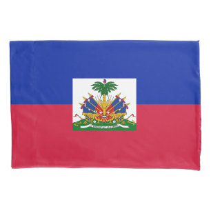 Haiti Flag Pillow Case