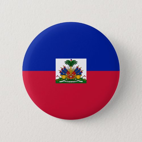 Haiti Flag Pinback Button