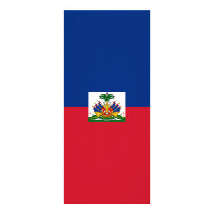 Haiti flag rack card