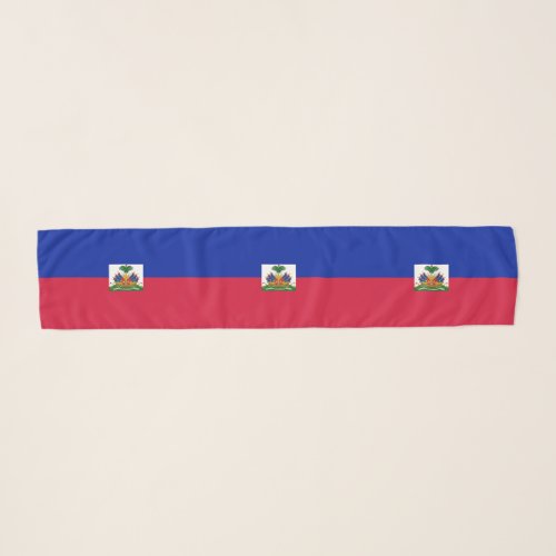 Haiti Flag Scarf