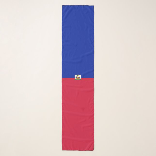 Haiti flag Scarf  (Front)