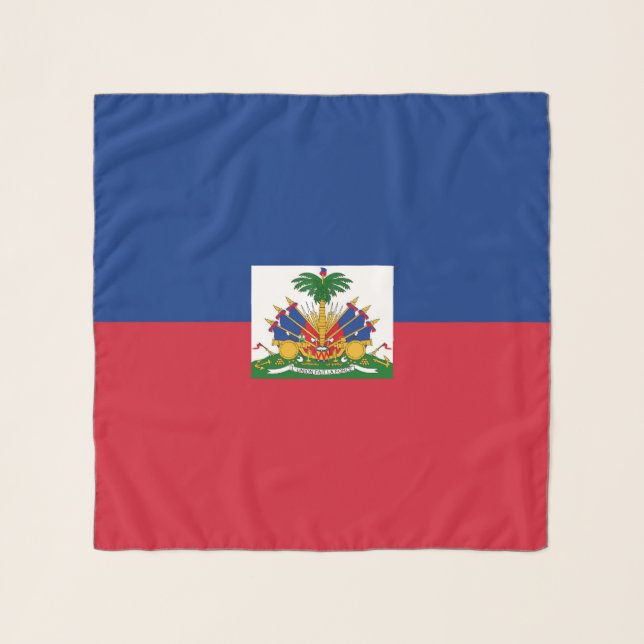 Haiti flag scarf (Front)