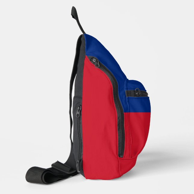 Haiti flag sling bag (Left)