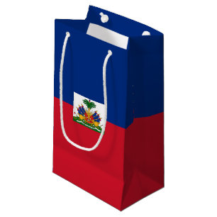 Haiti flag small gift bag