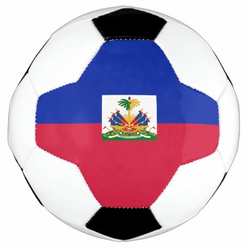 Haiti flag soccer ball