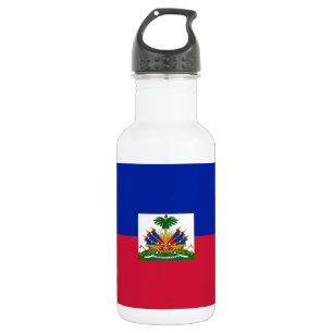 Haiti Flag Stainless Steel Water Bottle
