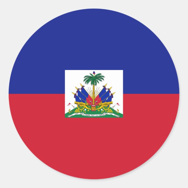 Haiti Flag Sticker (Front)