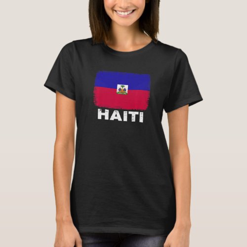 Haiti Flag  Support Haitian People Women Men T_Shirt