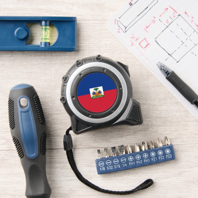 Haiti flag tape measure (Workshop)