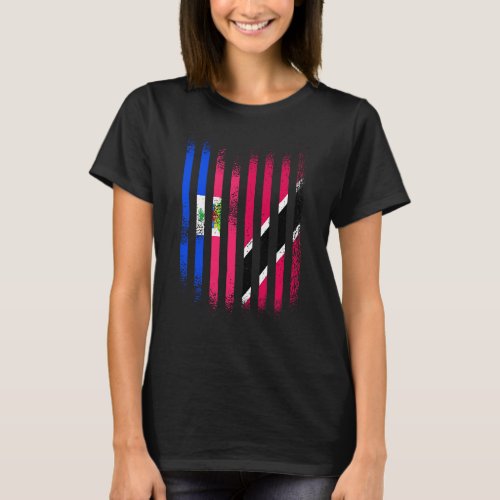 Haiti Flag TrinidadTobago Grown Country Flags Str T_Shirt