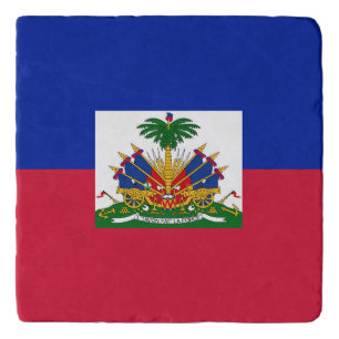 Haiti Flag Trivet